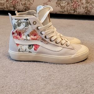 Vans High Top Floral size 6